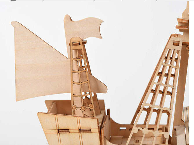 Three-dimensional model - sailing boat
