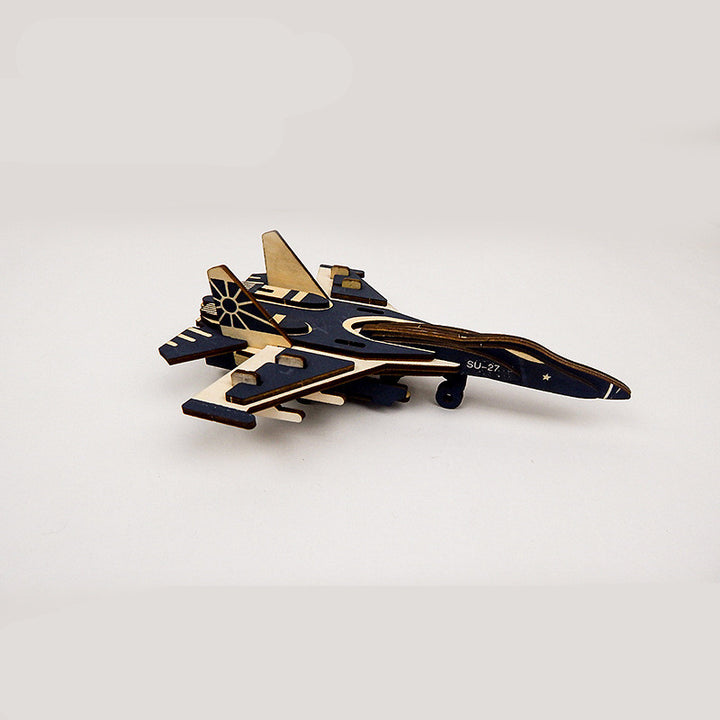 Wooden military model
